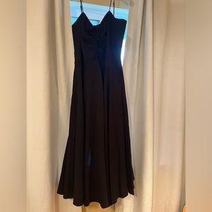 Ellie Tahari Black Midi Dress